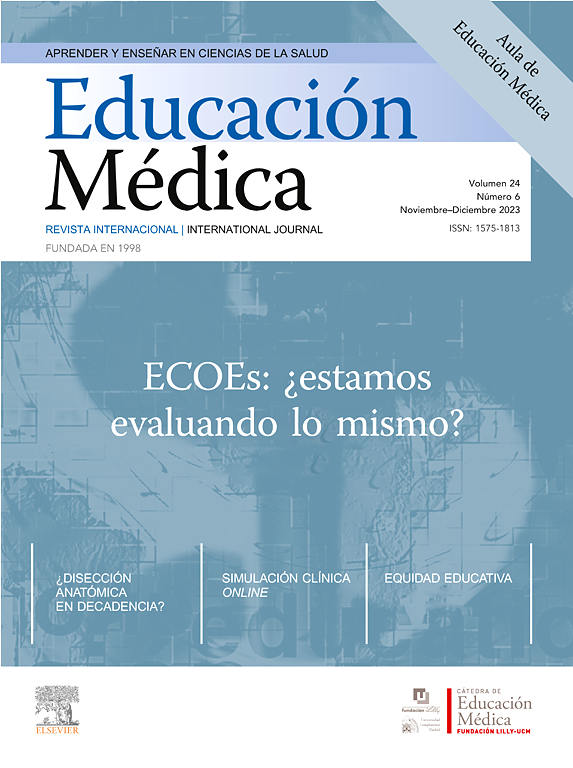 Go to journal home page - Educación Médica